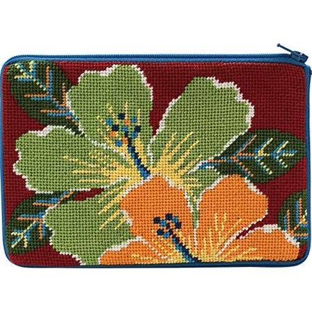 Alice Peterson Stitch and Zip Needlepoint Cosmetic Purse Kit