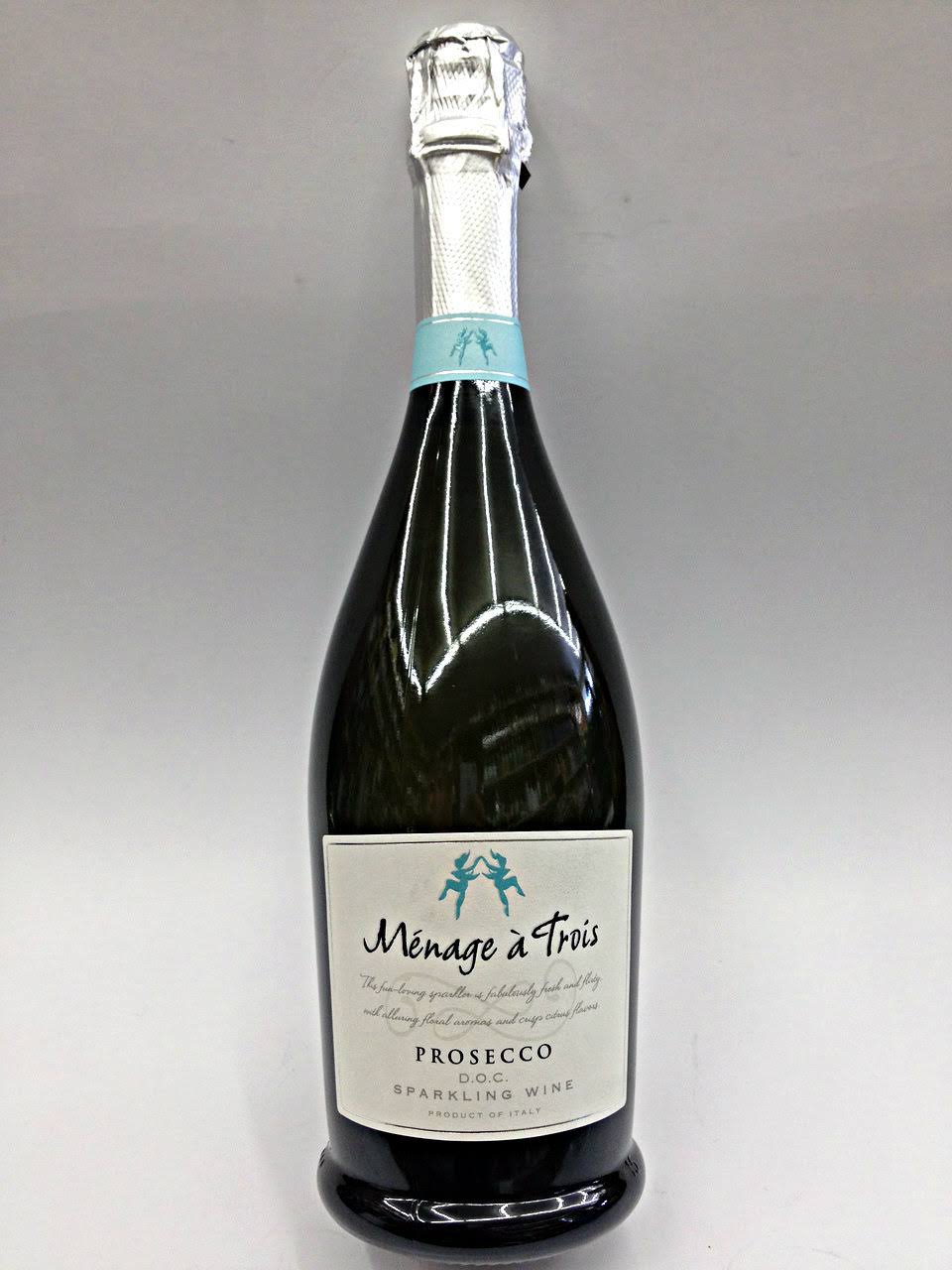 Menage a Trois Prosecco Sparkling Wine - 750ml