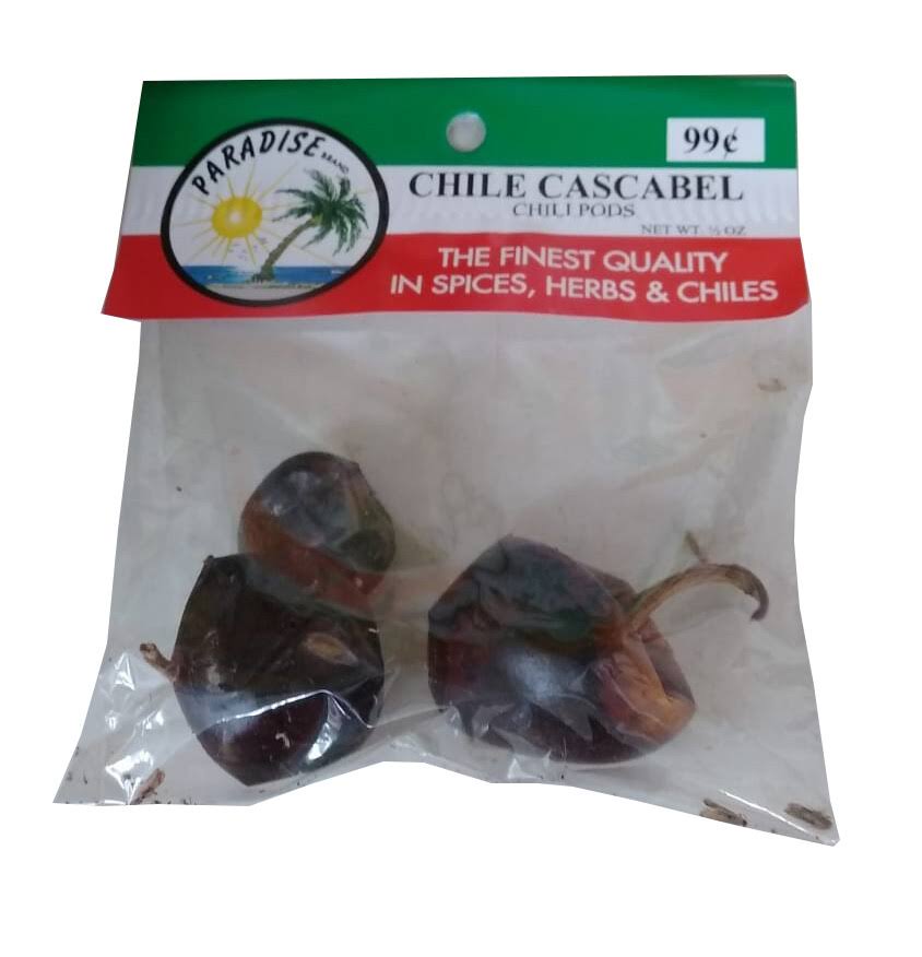 • Spices & Bake Seasoning,Spices Herbs Paradise Chile Cascabel Chili Pods 1/4 oz