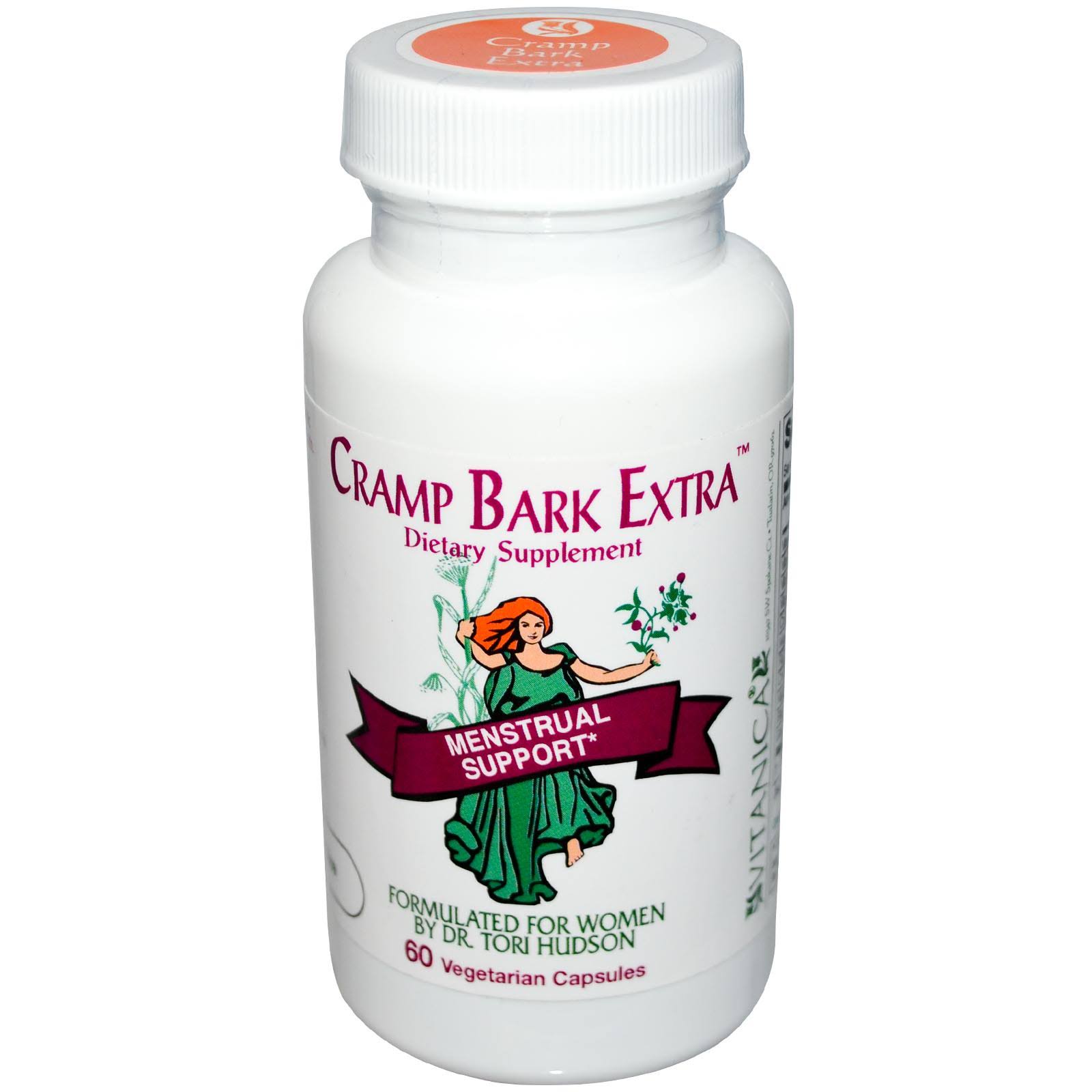 Vitanica Cramp Bark Extra Menstrual Support - 60ct