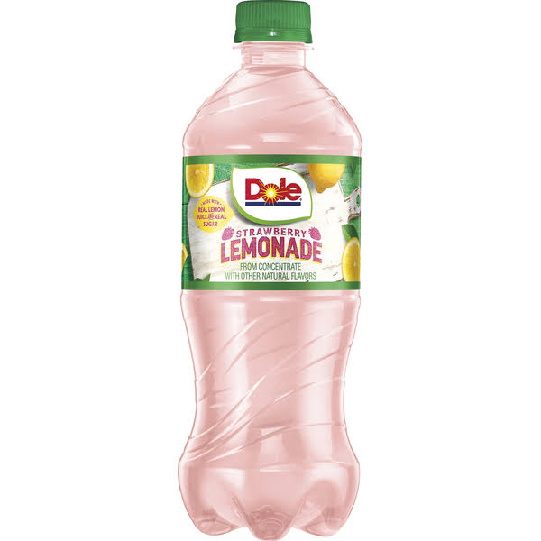 Dole Lemonade, Strawberry - 20 fl oz