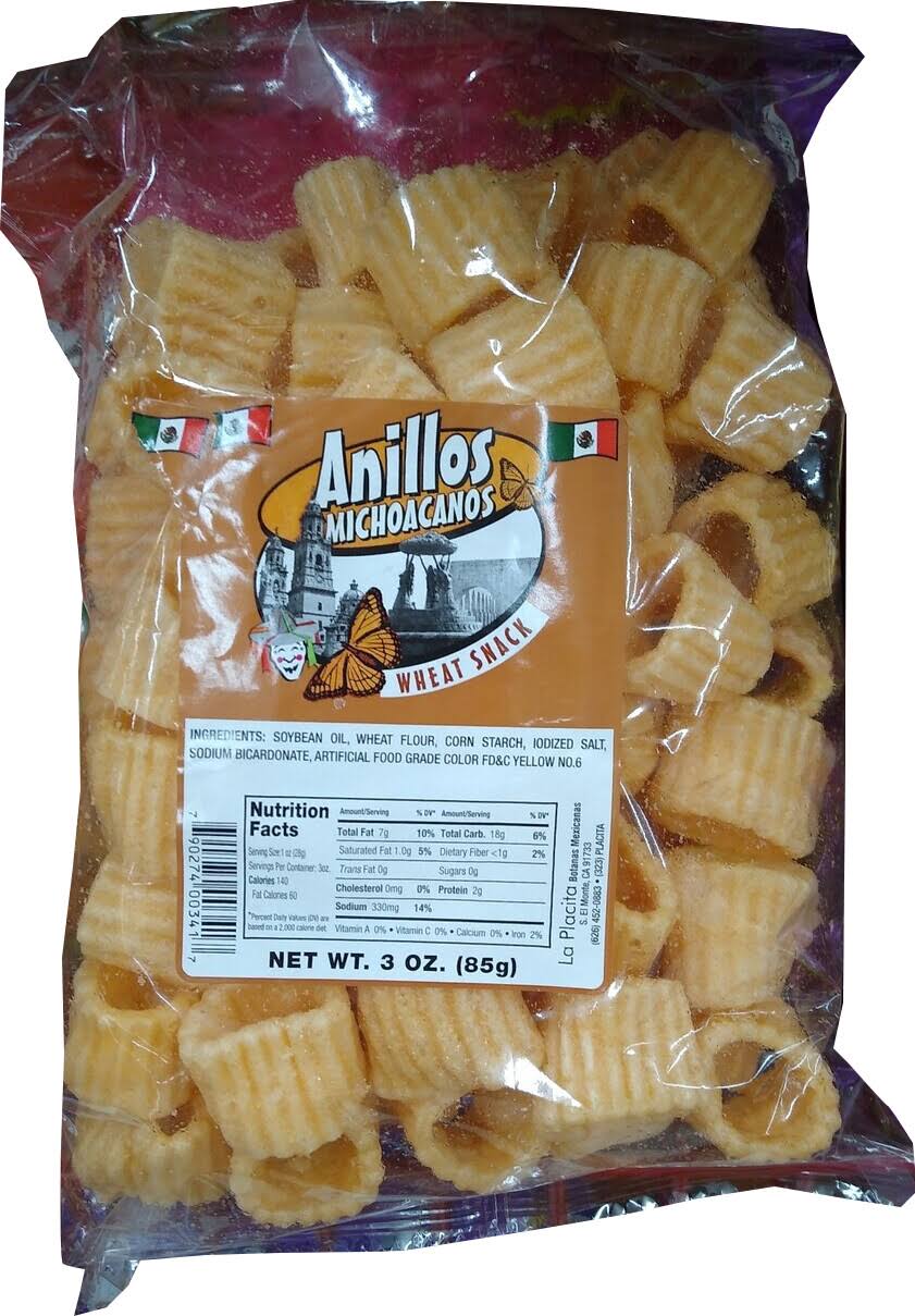 • Cookies, Snacks & Candy Chips Anillos Michoacanos Wheat Snack 3 oz