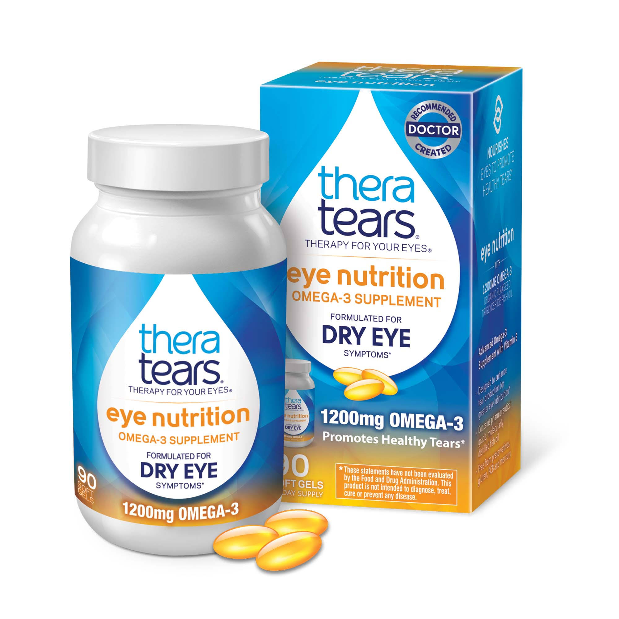 Thera Tears Eye Nutrition Soft Gels