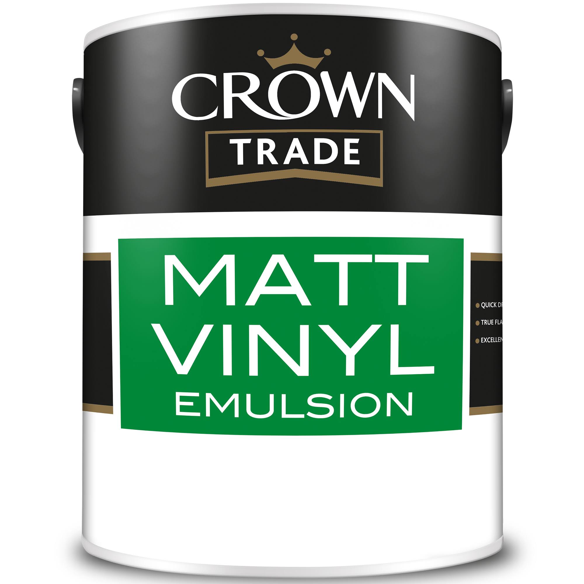 Crown Trade Matt Vinyl Emulsion Paint 5.0L Light Grey