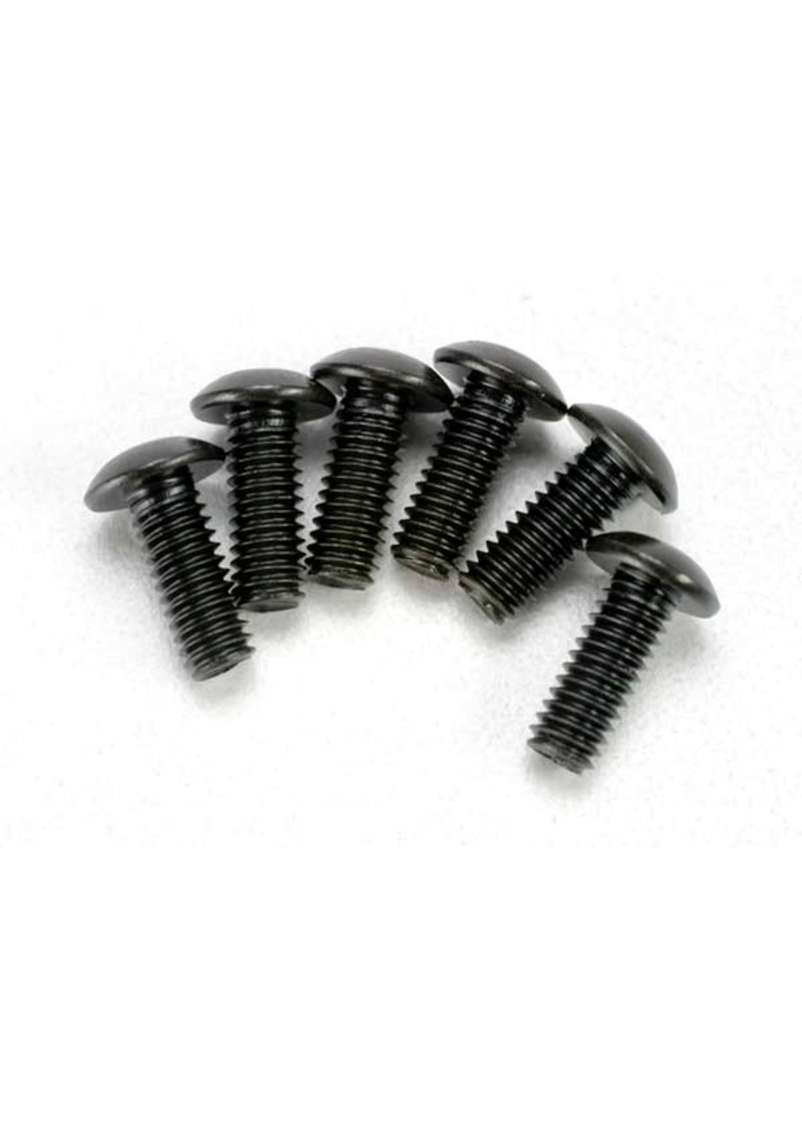 Traxxas 3937 Button Head Machine Screw - Black, 4 X 12mm, 6ct