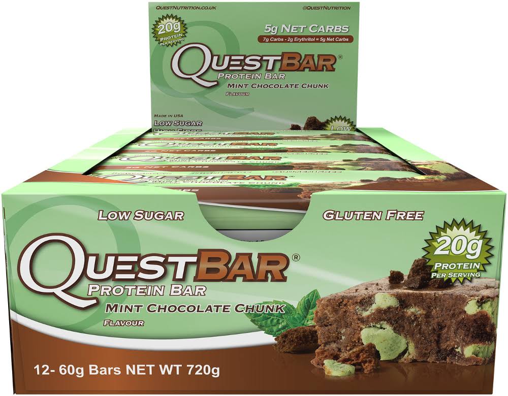 QuestBar Protein Bar - Mint Chocolate Chunk