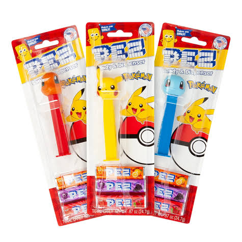 Pez Pokemon Sweets Dispenser with 3 Candy Packs