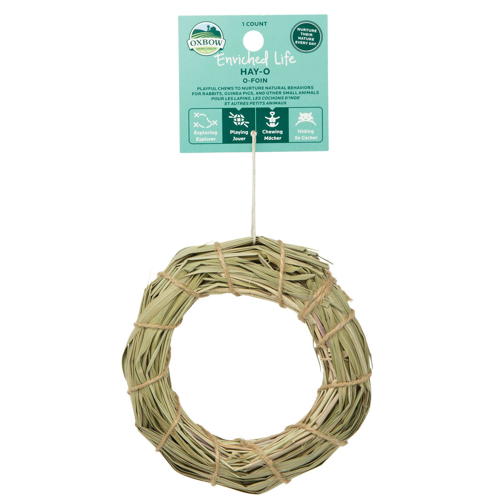 Oxbow Enriched Life Hay O Toy for Small Animals