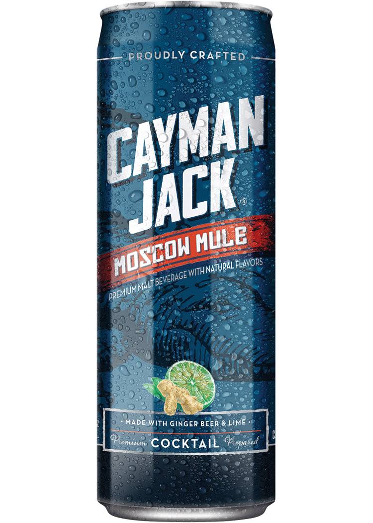 Cayman Jack Malt Beverage, Moscow Mule - 19.2 fl oz