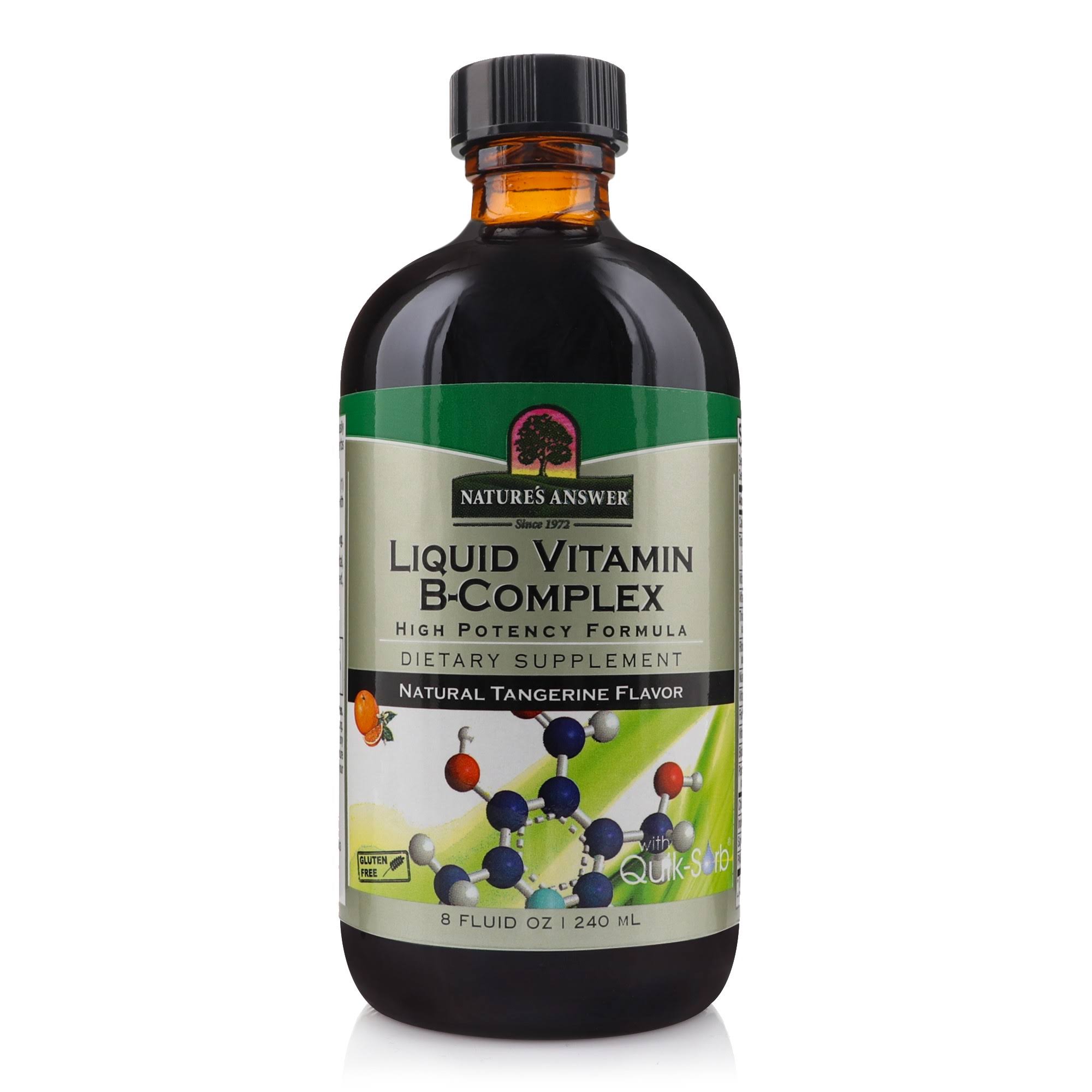 Nature's Answer Liquid Vitamin B Complex Dietary Supplement - 240ml