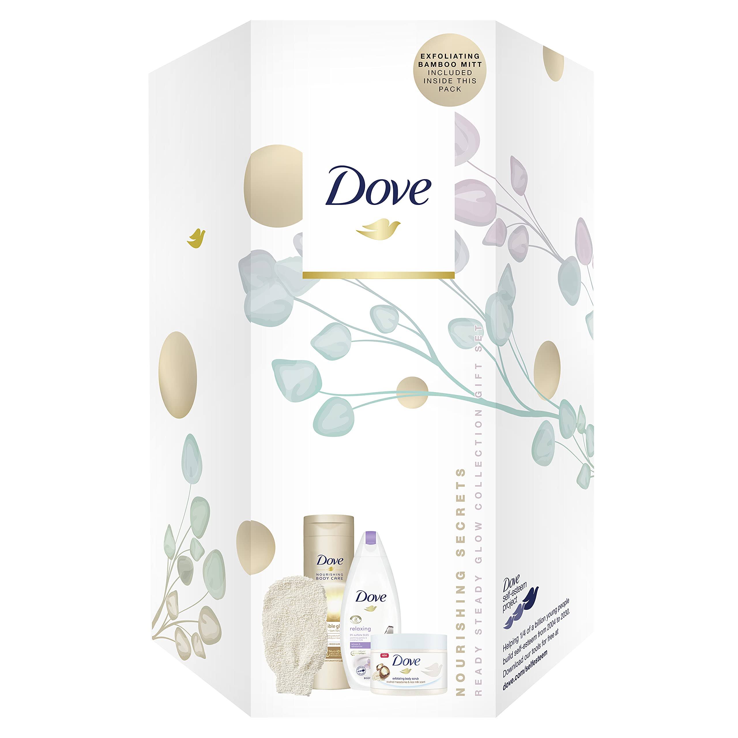 Dove Nourishing Secrets Ready Steady Glow Collection Gift Set, 3 Piece