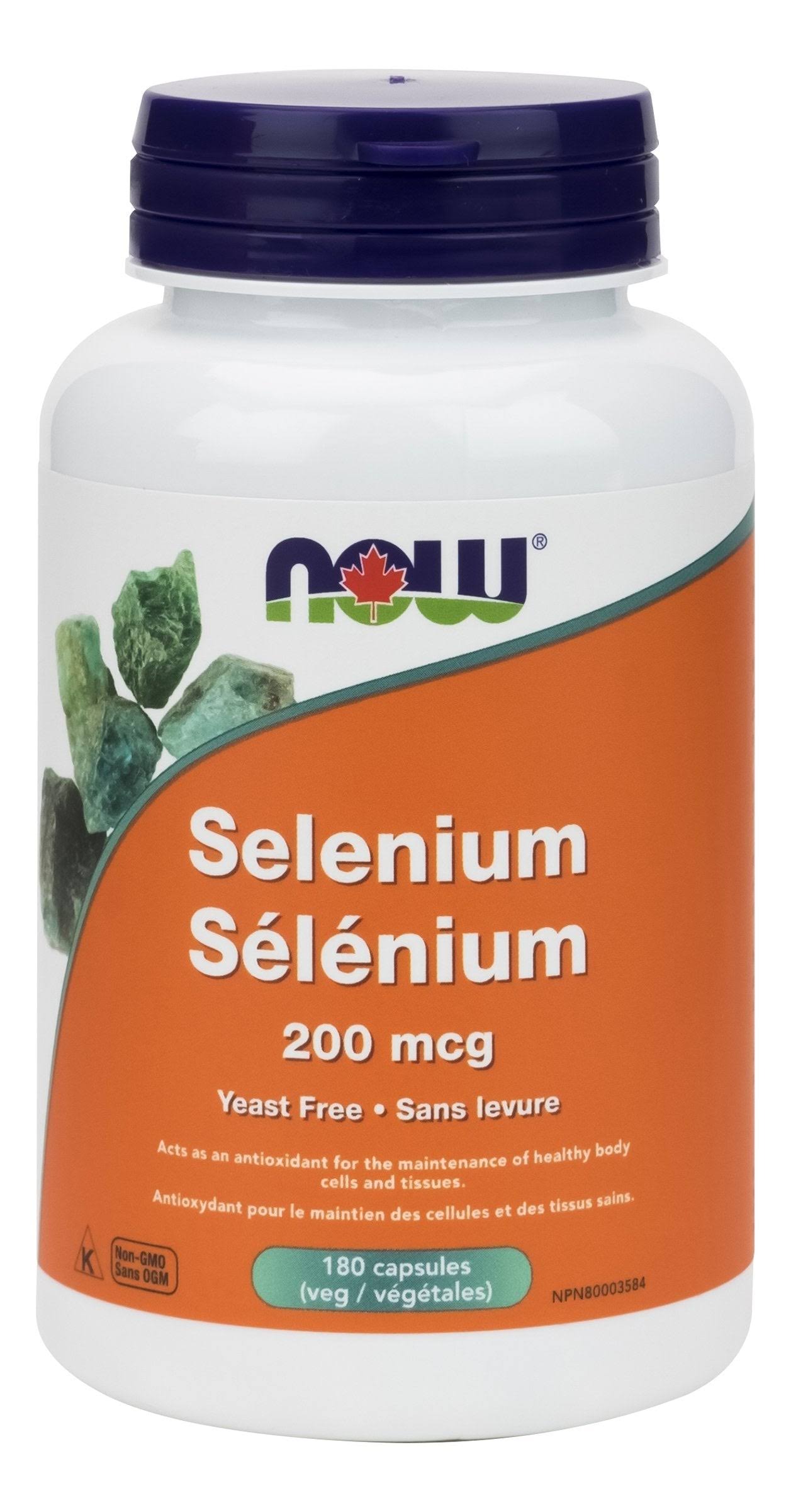 Now Selenium Dietary Supplement - 200mcg, 180ct