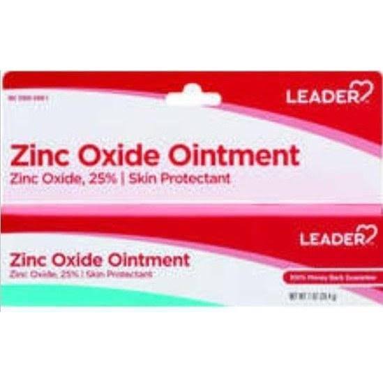 Leader Zinc Oxide 25% Ointment, 1 oz