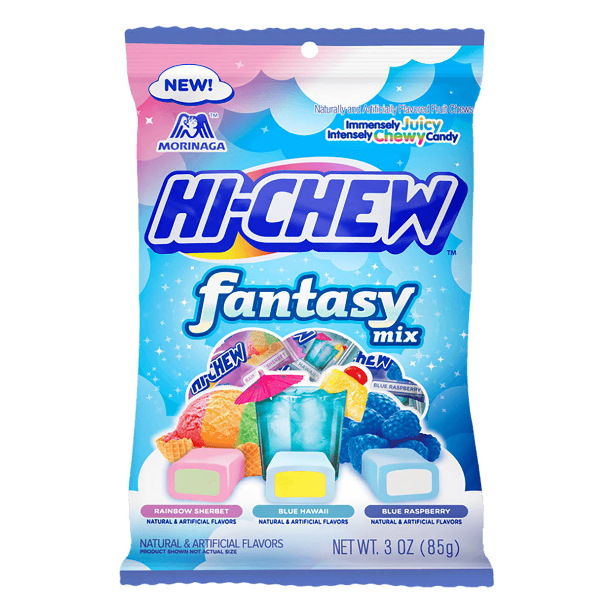 Hi-Chew Fantasy Mix - 85g Bag - Chewy Hi Chews