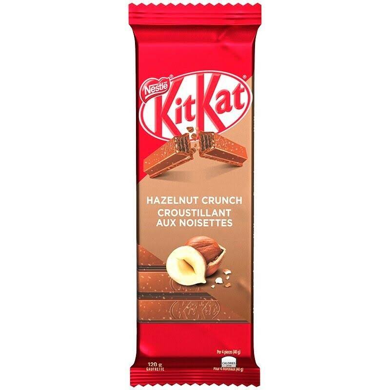 Nestle KitKat Hazelnut Crunch 120g (Canada IMPORT)