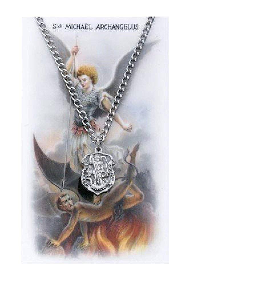 ST Michael Prayer Card Set Catholic Saint | Necklaces