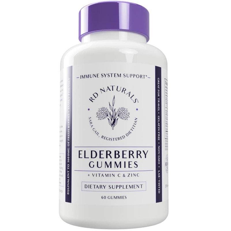 RD Naturals Elderberry Gummies - Formulated by A Registered Dietitian
