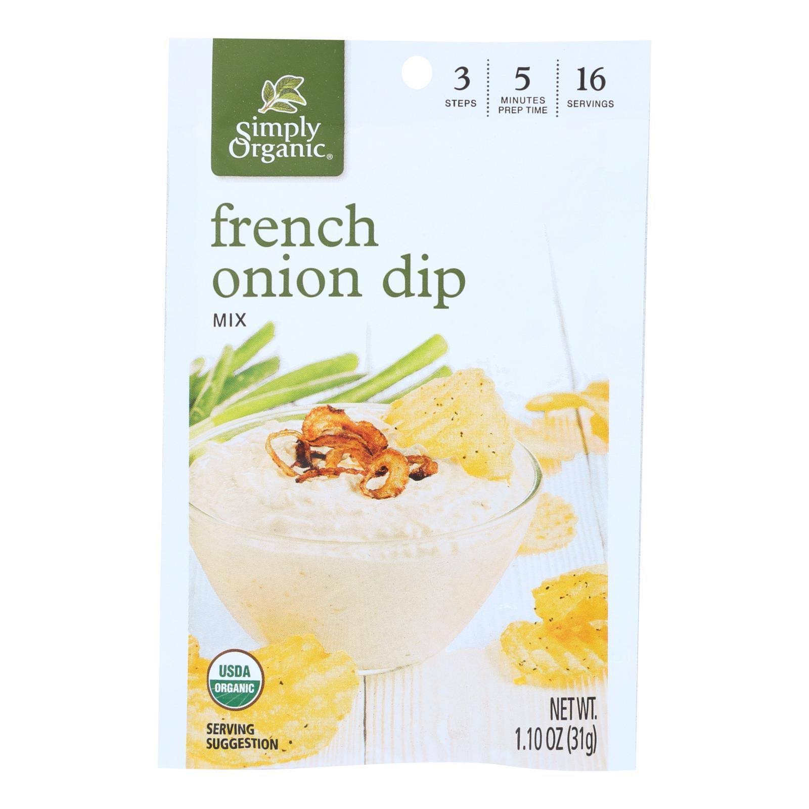 Simply Organic French Onion Dip Mix - 1.1oz