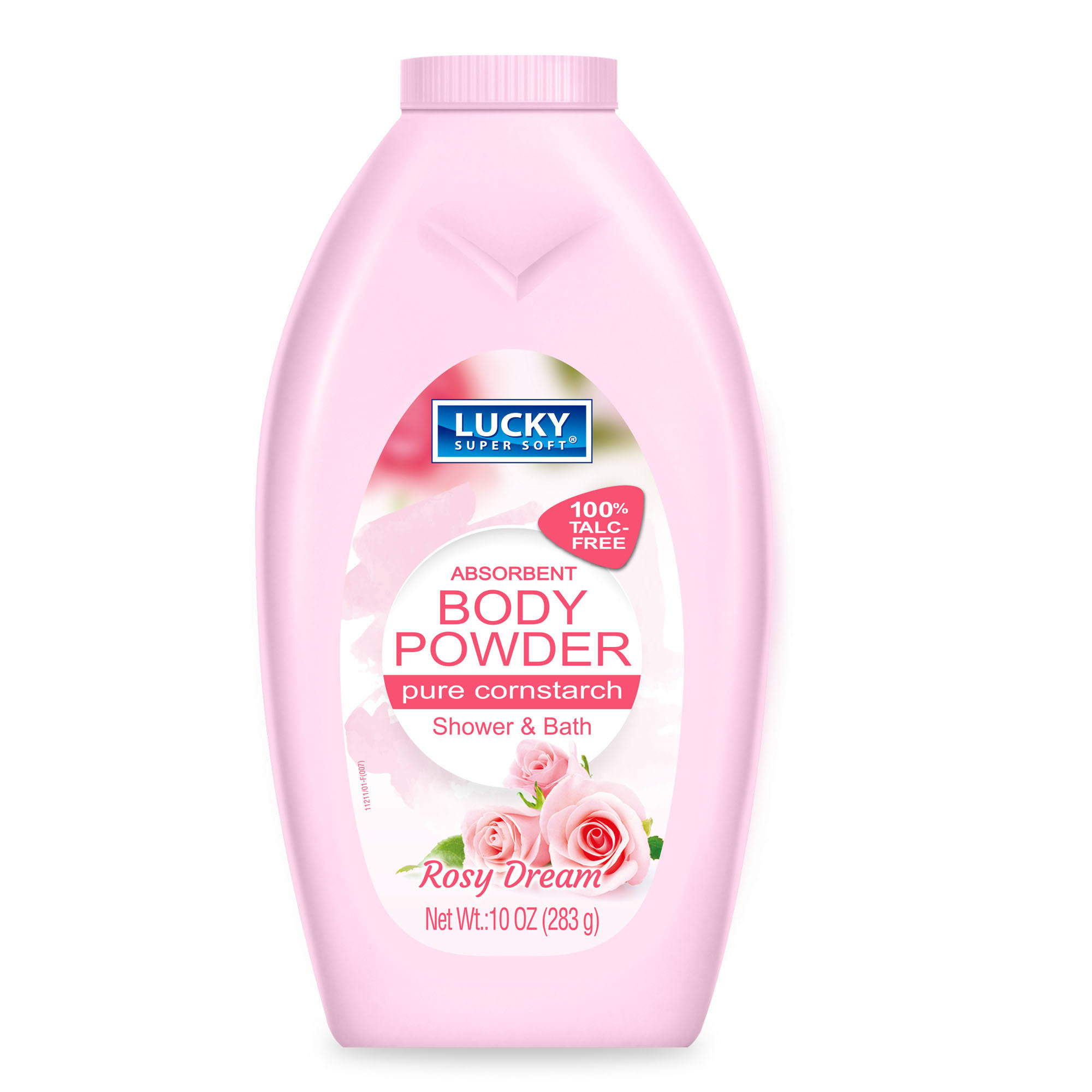 Lucky Super Soft Absorbent Body Powder, Rosy Dream, 10 oz