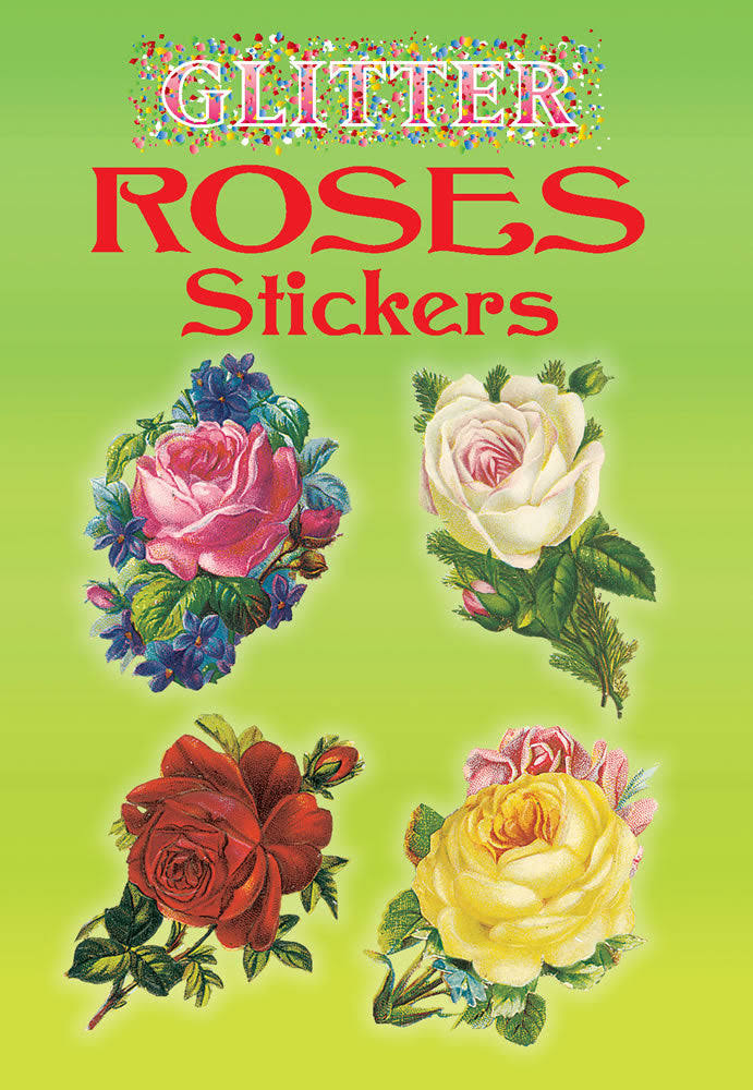 Glitter Roses Stickers by Maggie Kate
