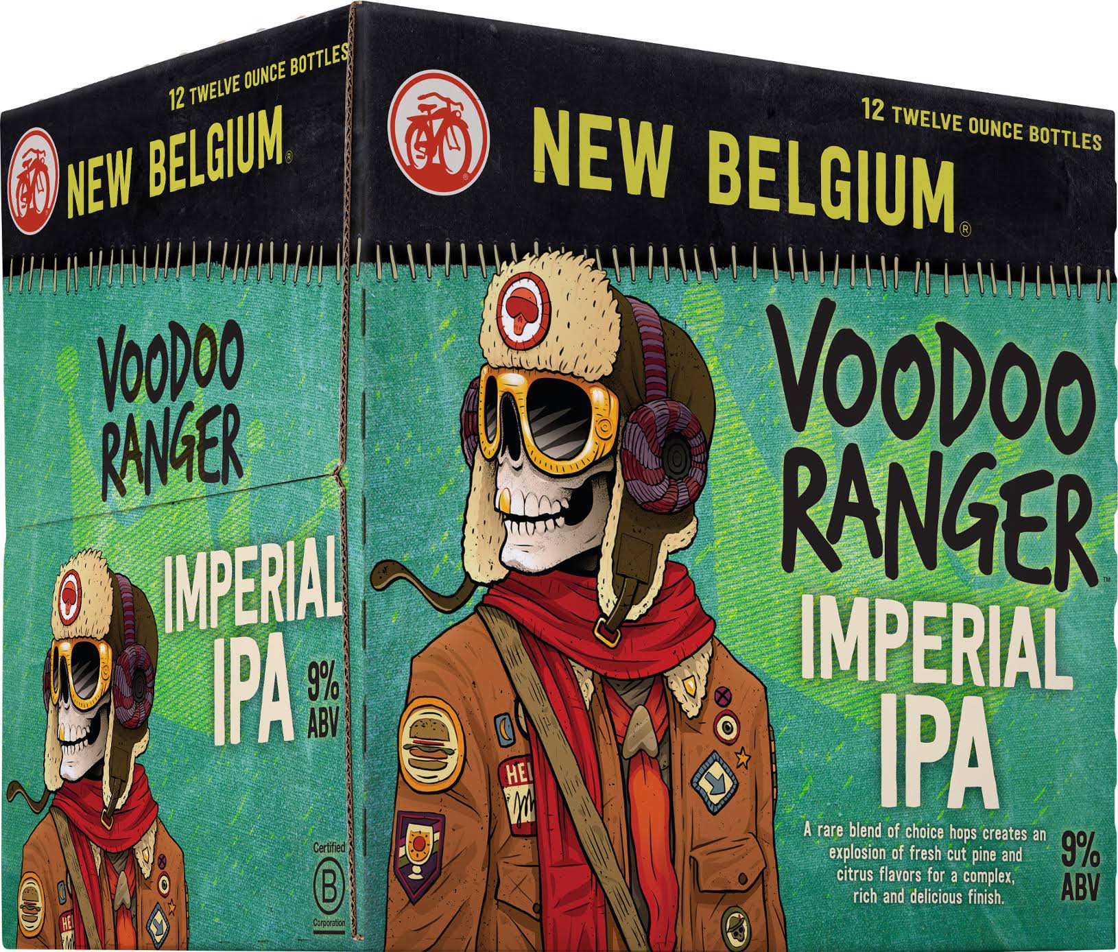 Voodoo Ranger Beer, Imperial IPA - 12 pack, 12 oz bottles