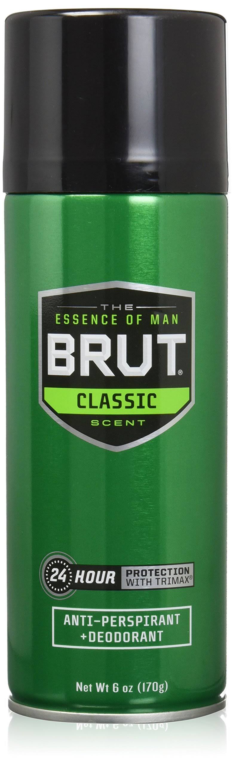 Brut Anti-Perspirant and Deodorant Spray - Original, 6oz
