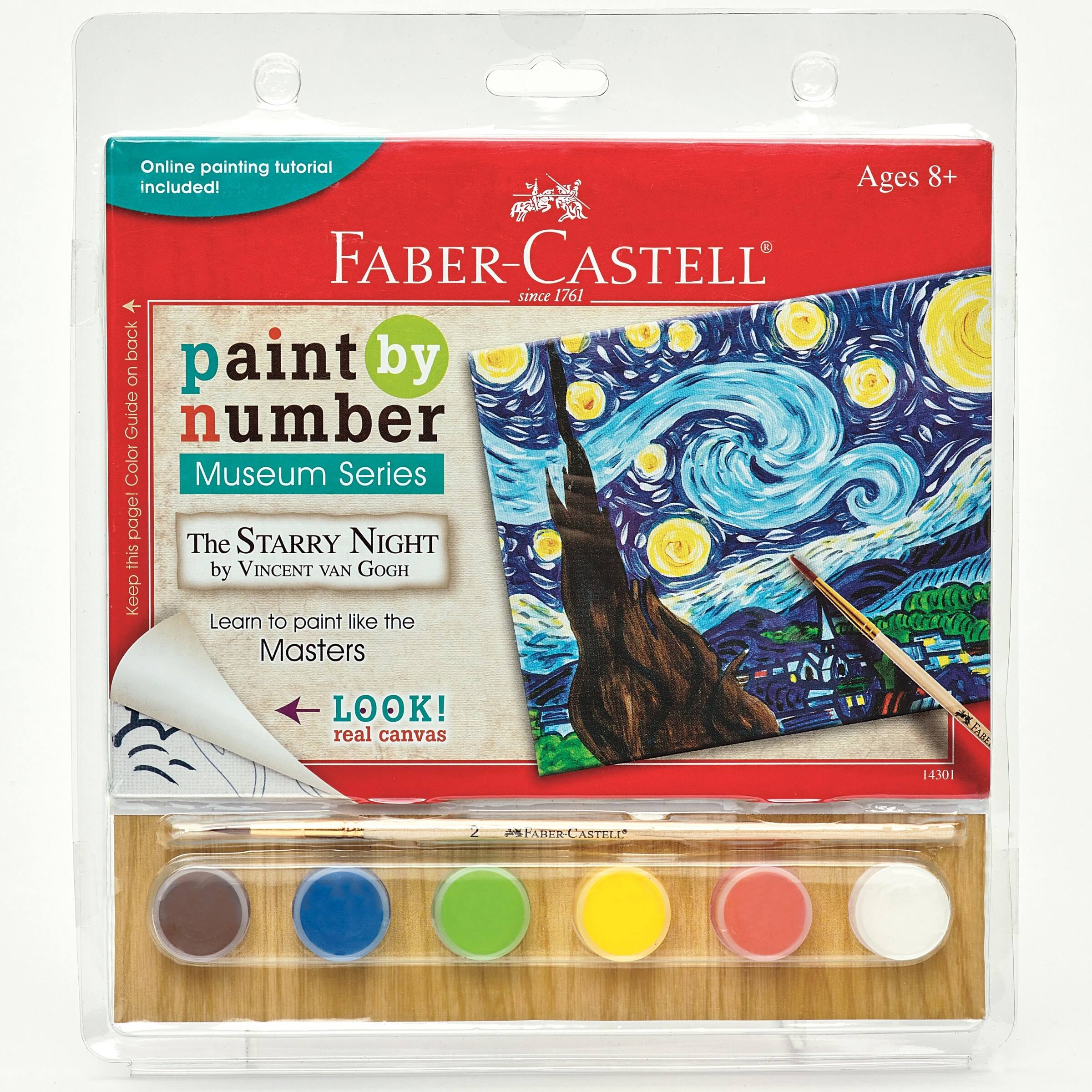 Faber-Castell Museum Series The Starry Night Paint By Number Kit