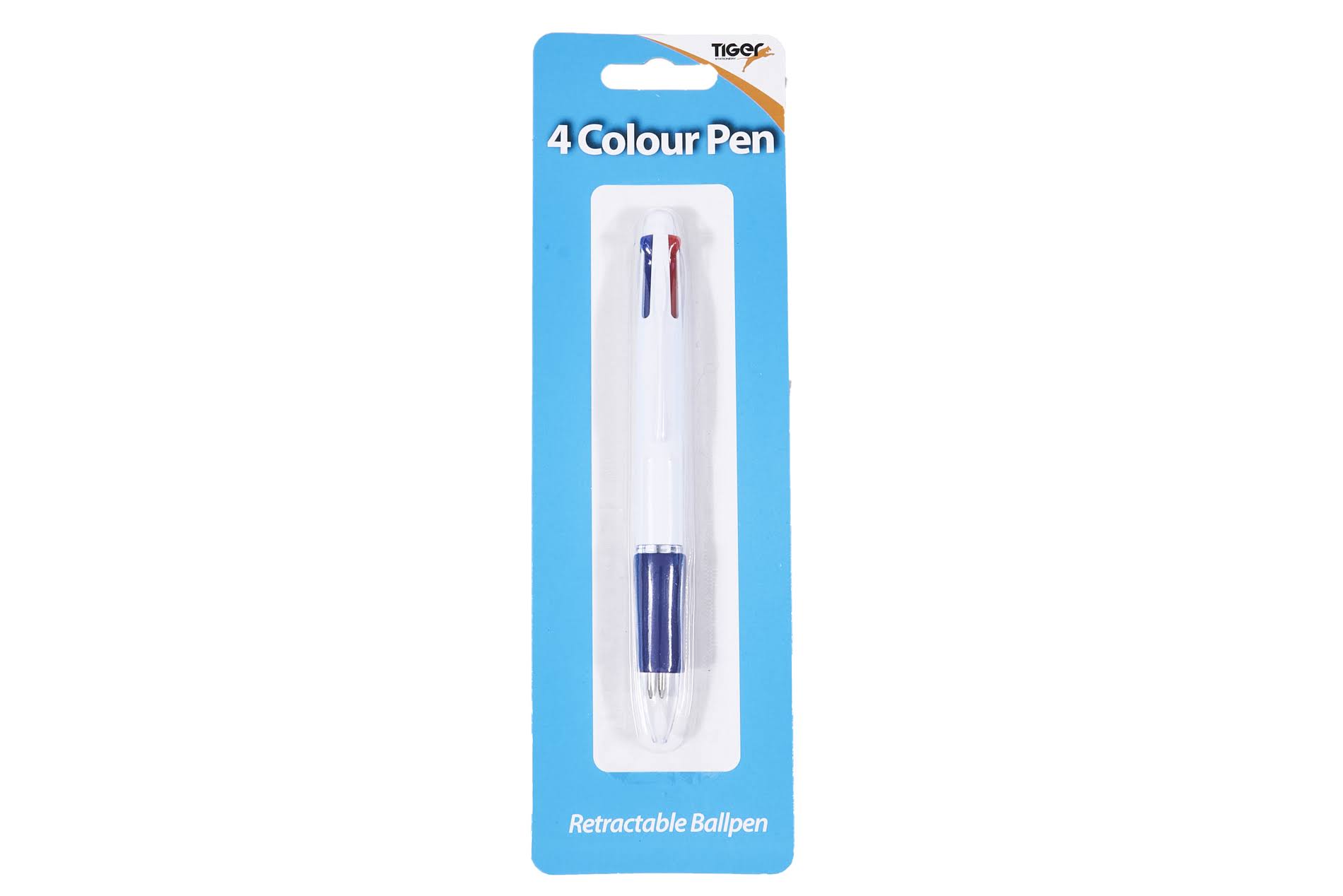 Tiger Retractable Pen - 4 Colour