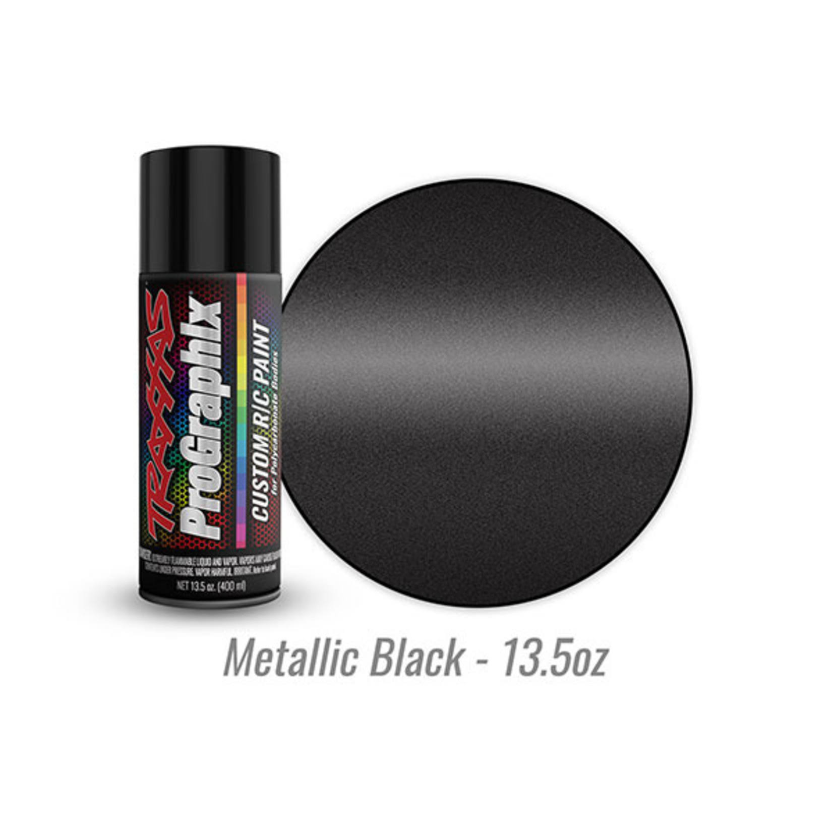 Traxxas 5075X - Body Paint, ProGraphix, Metallic Black (13.5oz)