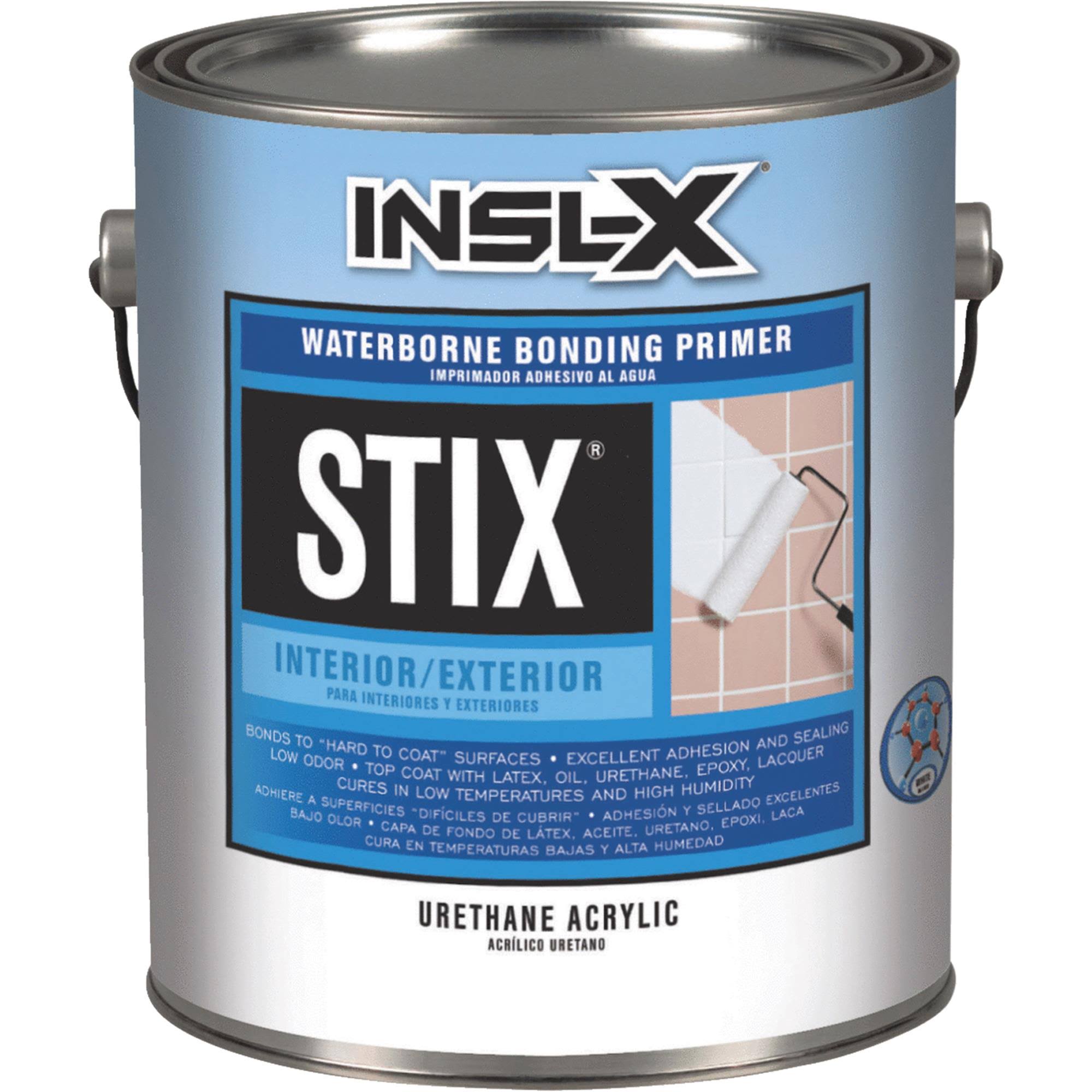 Insl-X Stix Waterborne Bonding Primer - White, 3.785l