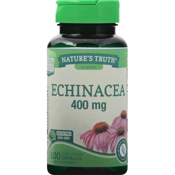 Nature's Truth Natural Whole Herb Echinacea Dietart Supplement - 400mg, 100ct