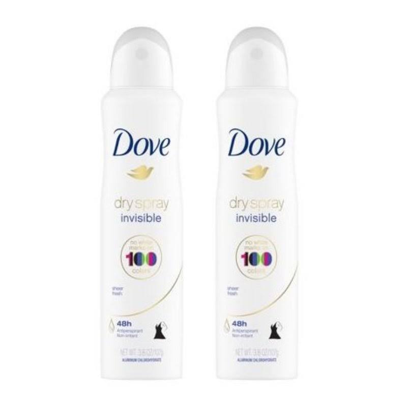 Dove Invisible Dry Deodorant Twin Pack - 2 x 150ml