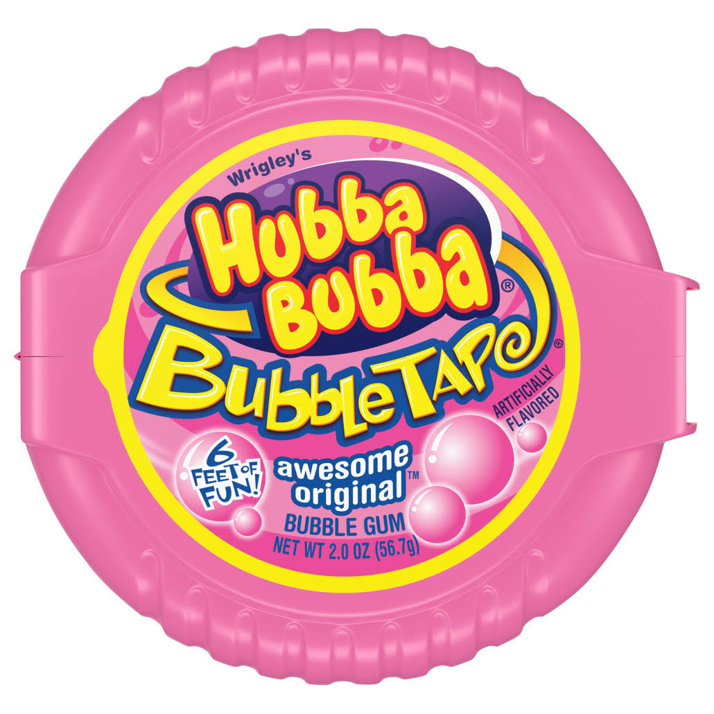 Wrigley's Hubba Bubba Bubble Tape Awesome Original Bubble Gum - 56.7g