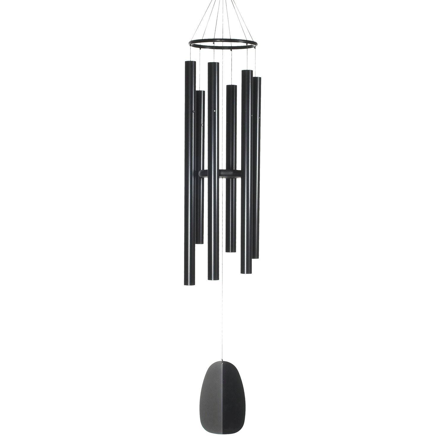Woodstock Chimes Bells of Paradise - Black, 54 Inches