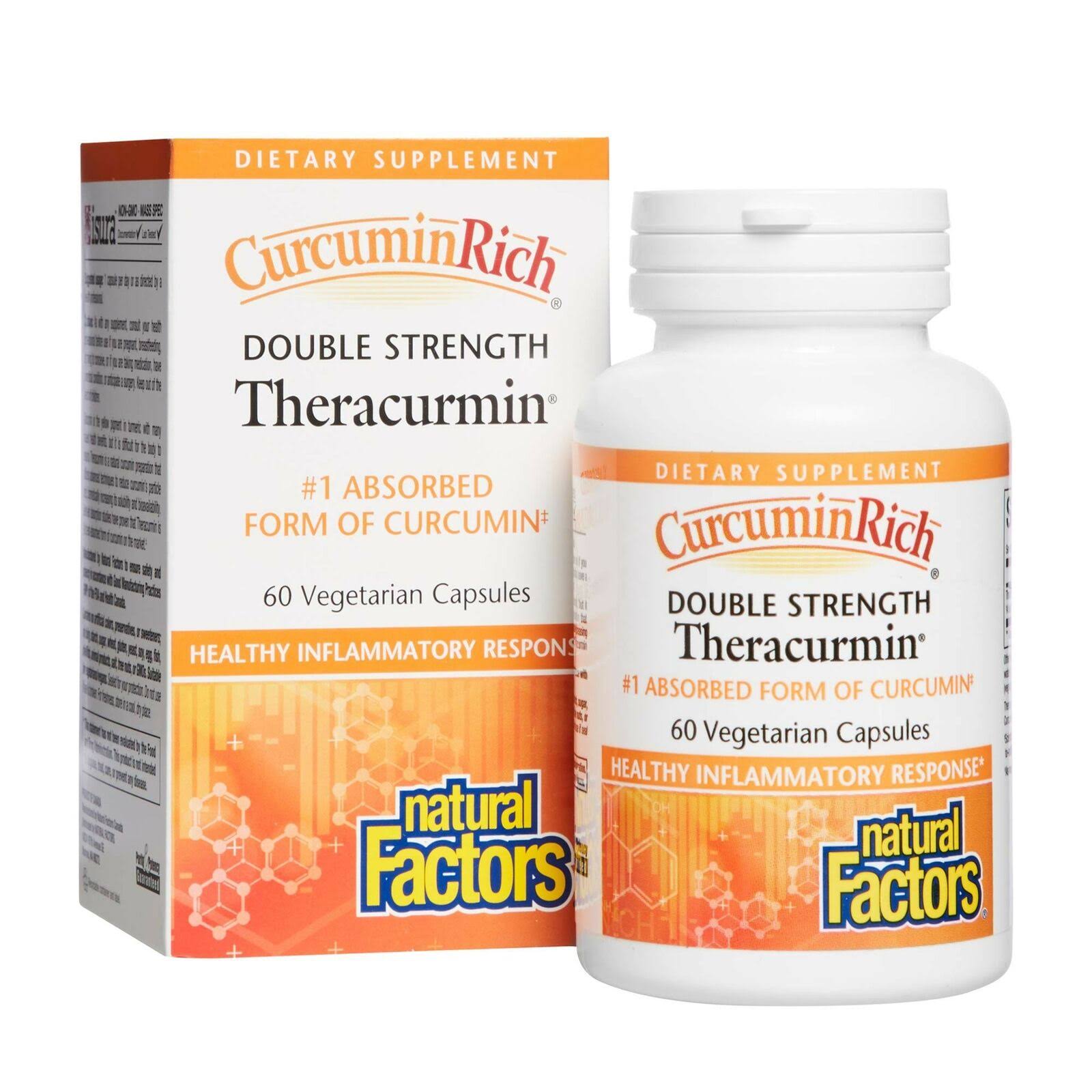 CurcuminRich Double Strength Theracurmin Supplement - 60 Count