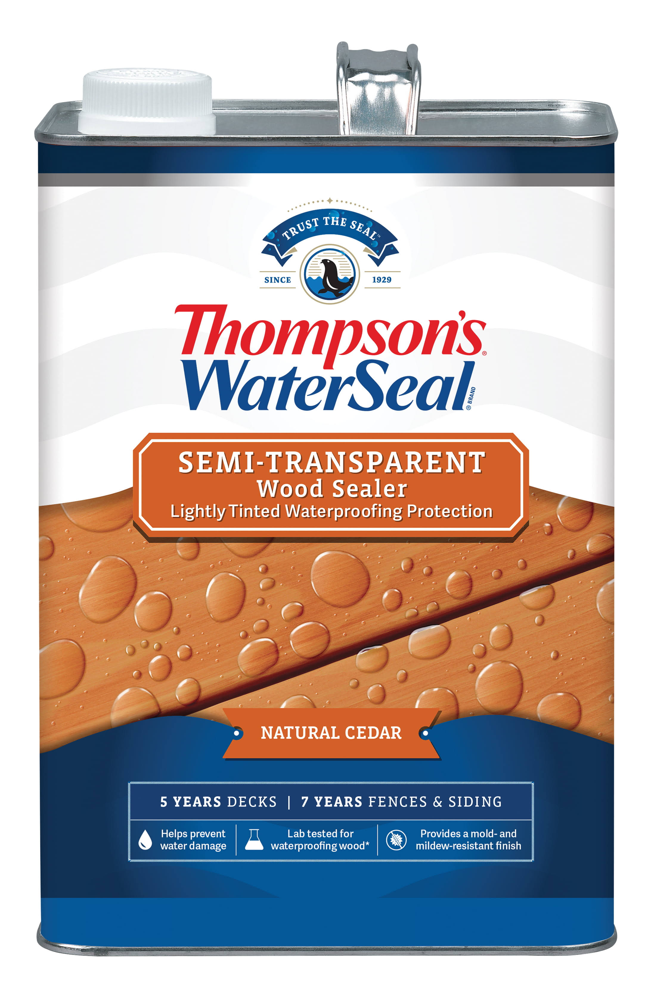 Thompsons Waterseal 185948 1 Gal Semi-transparent Waterproofing Stain, Harvest Gold Thompson's Waterseal Other