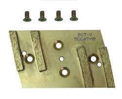 Pearl Abrasive Diamond Pad, 4 segments includes 3 HEX (HEX4PAD-MFD)