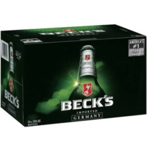 Becks Lager 24 Pack 12oz Bottles