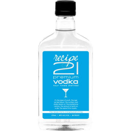 Recipe 21 Vodka NV / 375 ml.