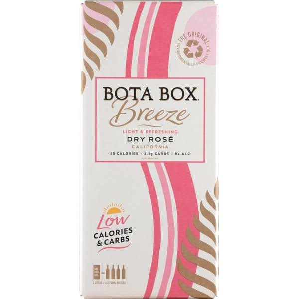 Bota Box Breeze Dry Rose, California - 3 liters