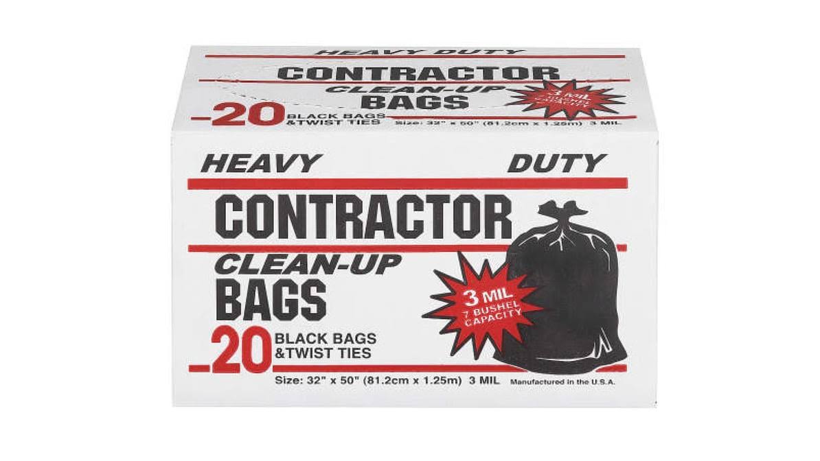 Primrose Plastics 11520-EAST 20 Count Heavy Duty Contractor Garbage & Refuse Bag
