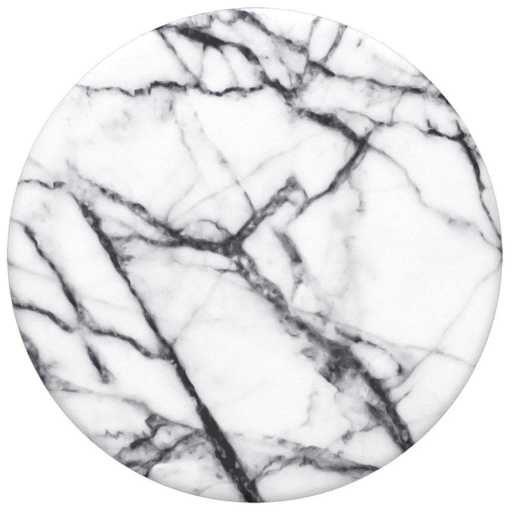 Popsockets Popgrip Cell Phone Grip and Stand - Dove White Marble