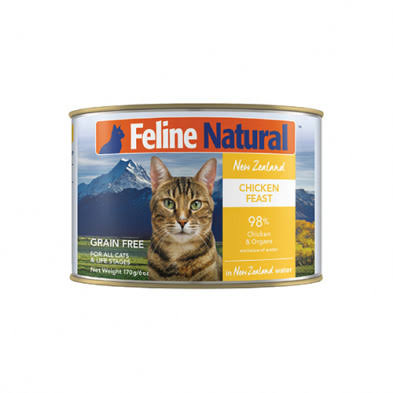 Feline Natural Canned Chicken Feast Cat Food - 24 x 170g