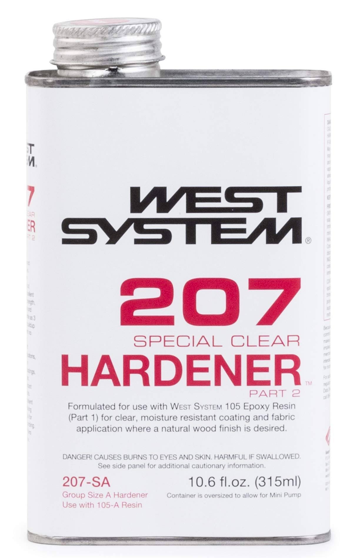 West Systems 207 Special Hardener - Clear, o.66 Pint
