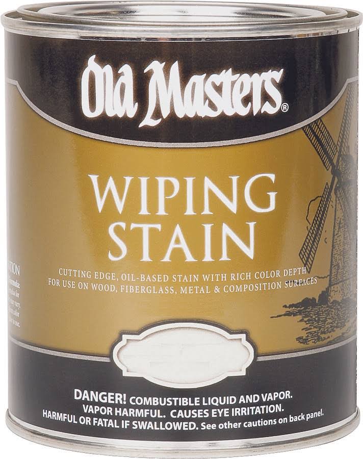 Old Masters Wiping Stain - 0.5 Pint, Dark Mahogany