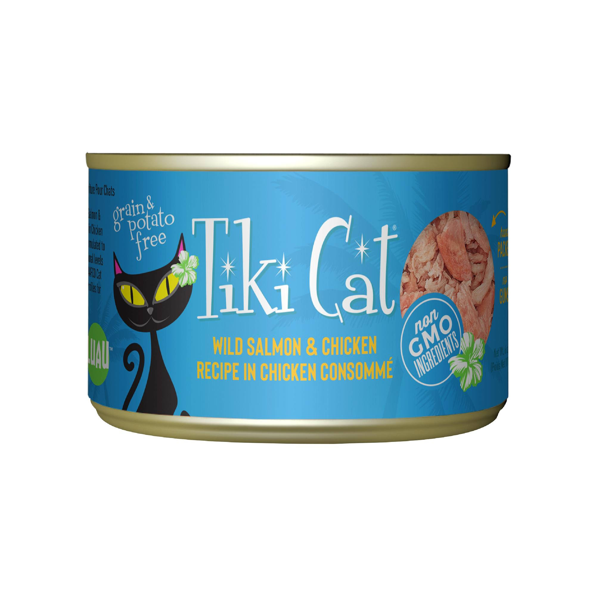Tiki Cat - Luau - Wild Salmon & Chicken for Cats Individual 6oz (170g)
