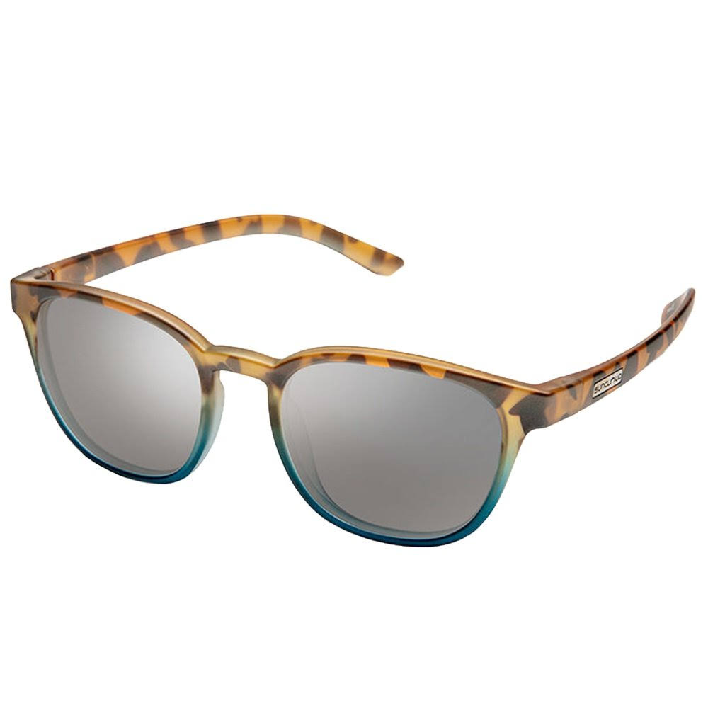 Suncloud Montecito Polarized Sunglasses, Matte Tortoise Blue Fade