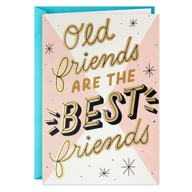 Hallmark Birthday Card, Old Friends Funny Birthday Card