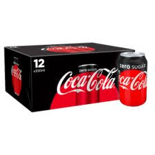 Coca Cola Zero Sugar Soft Drink - 330ml, 12pk
