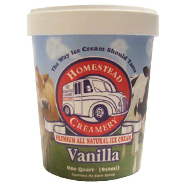 Homestead Creamery Premium All Natural Ice Cream - 32 fl oz